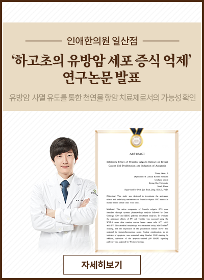 하고초의 유방암 세포 증식 억제 효과 논문발표