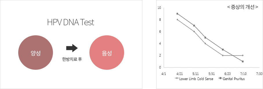 자궁경부이형성증 한방치료 사례 논문 — HPV 고위험군hpv52 양성 판정 후 3개월한방치료로 음성 전환 사례(대한한방부인과학회지 2012)
