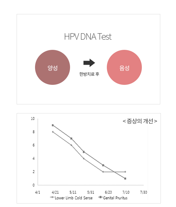 자궁경부이형성증 한방치료 사례 논문 — HPV 고위험군hpv52 양성 판정 후 3개월한방치료로 음성 전환 사례(대한한방부인과학회지 2012)